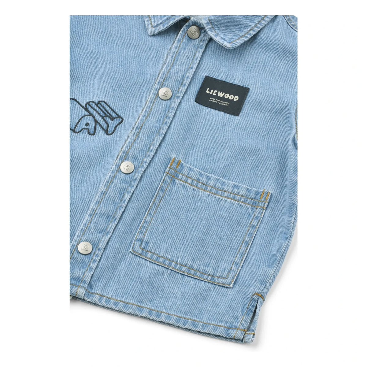 Liewood - Greg Play Denim Shirt | Blue