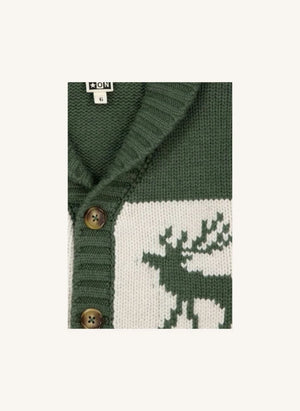 Bonton - Fleece Cardigan | Khaki