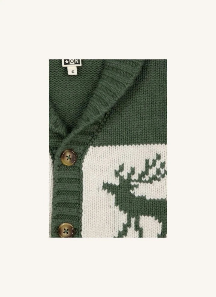 Bonton - Fleece Cardigan | Khaki