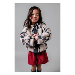 birinit - Les Petits Jackies Merino Wool Cardigan | Ecru