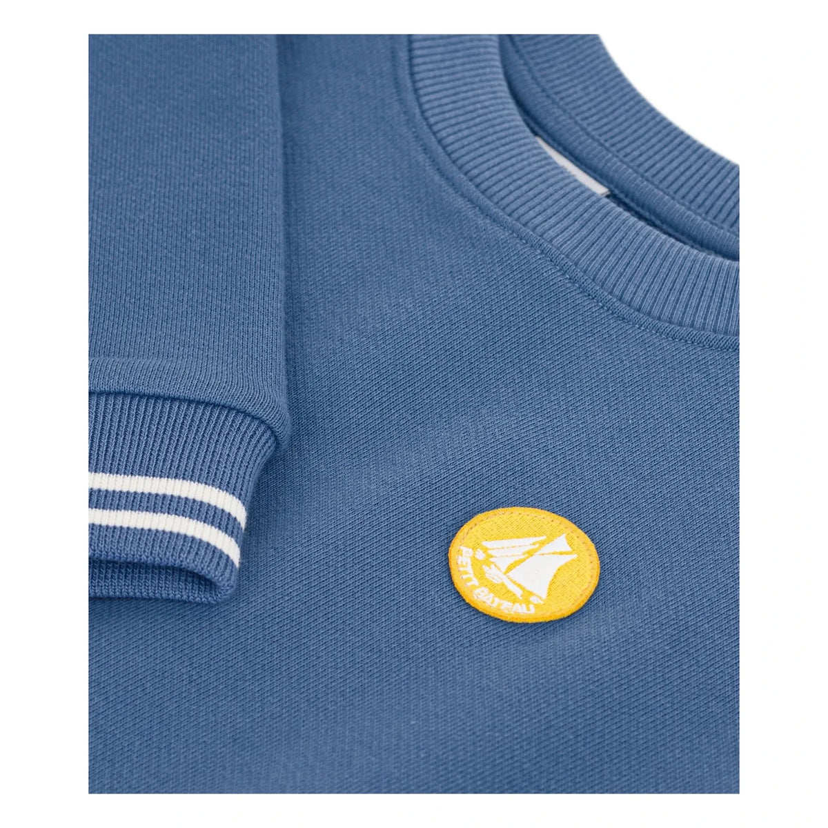 Petit Bateau - Organic cotton logo sweatshirt | Blue