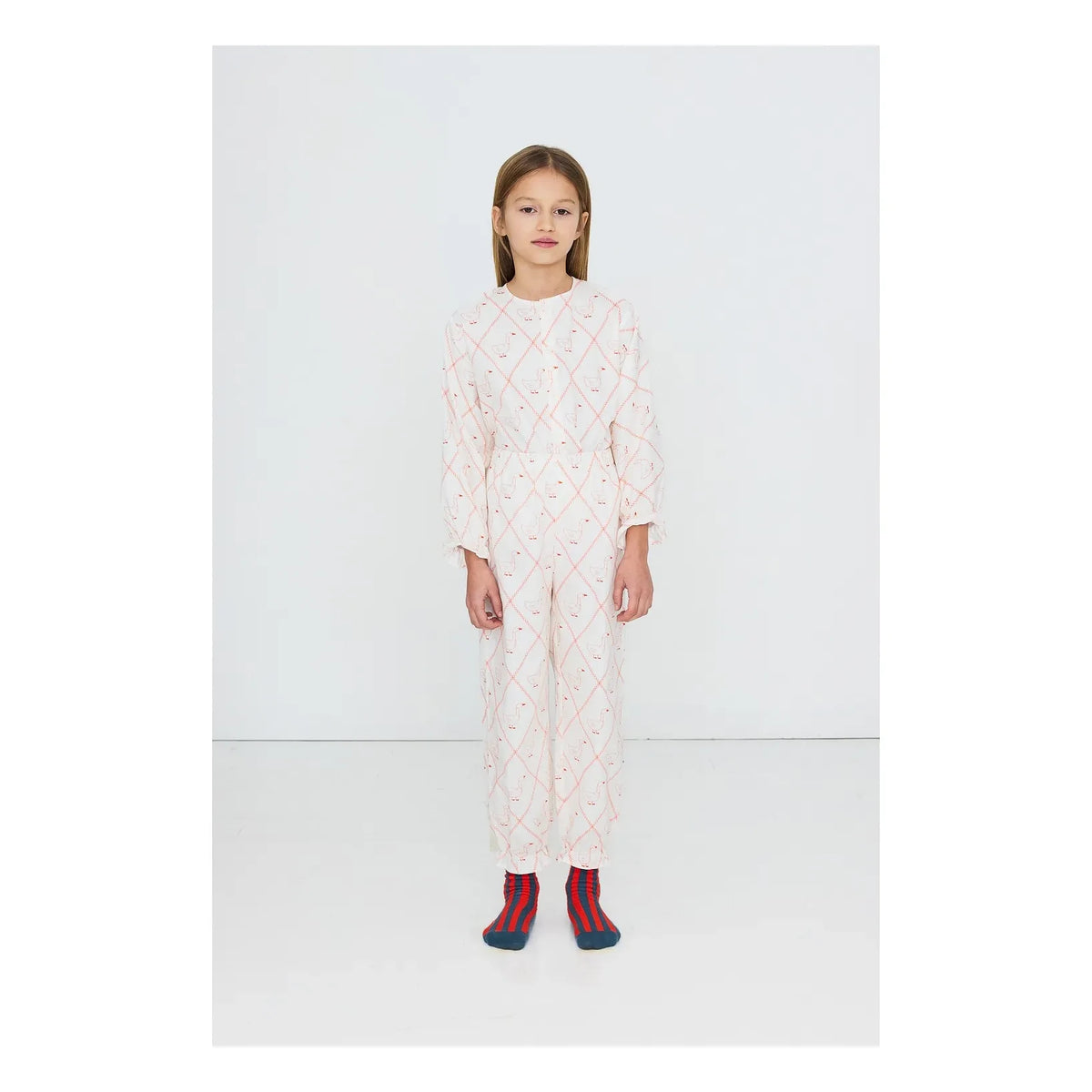 Tinycottons - "Geese" Pajama | White
