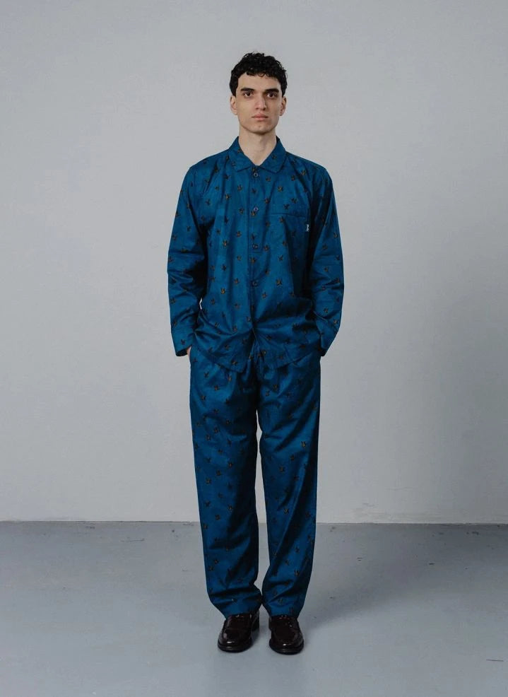 Pockies - Duck Pajama Shirt | Peacock Blue