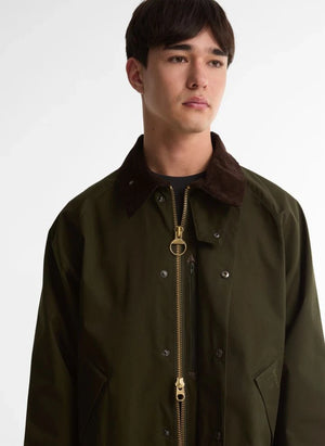Barbour - Long Waterproof Jacket for Travel | Dark green