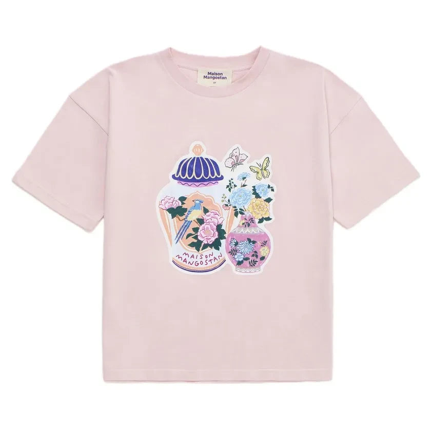 Maison Mangostan - Porcelain T-Shirt | Pale Pink