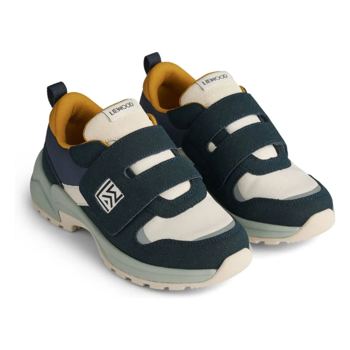 Liewood - Denisa Recycled Fiber Striped Sneakers | Navy