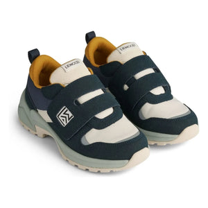 Liewood - Denisa Recycled Fiber Striped Sneakers | Navy