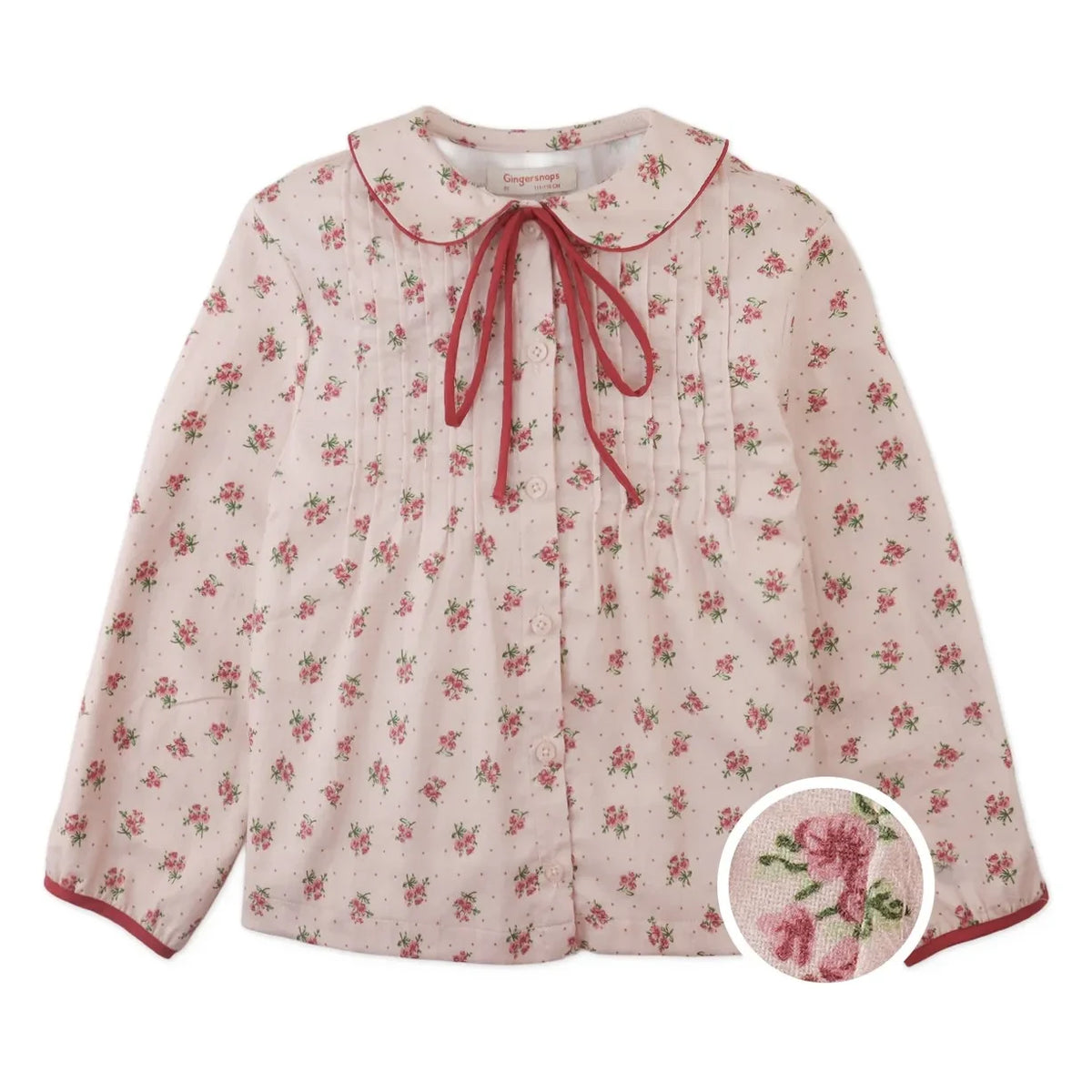 Gingersnaps - Caridad Fleurie blouse | Pink