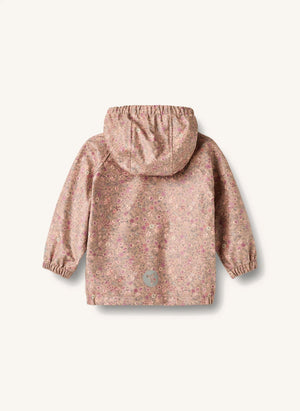 Wheat - Chardy Floral Print Waterproof Windbreaker, Made from Recycled Fibers | Pink