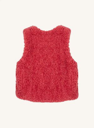 Bonton - Teddy Beti jacket | Framboise