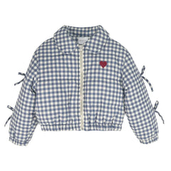 Mipounet - Alessia Puffer Jacket Made from Recycled Fibers | Blue