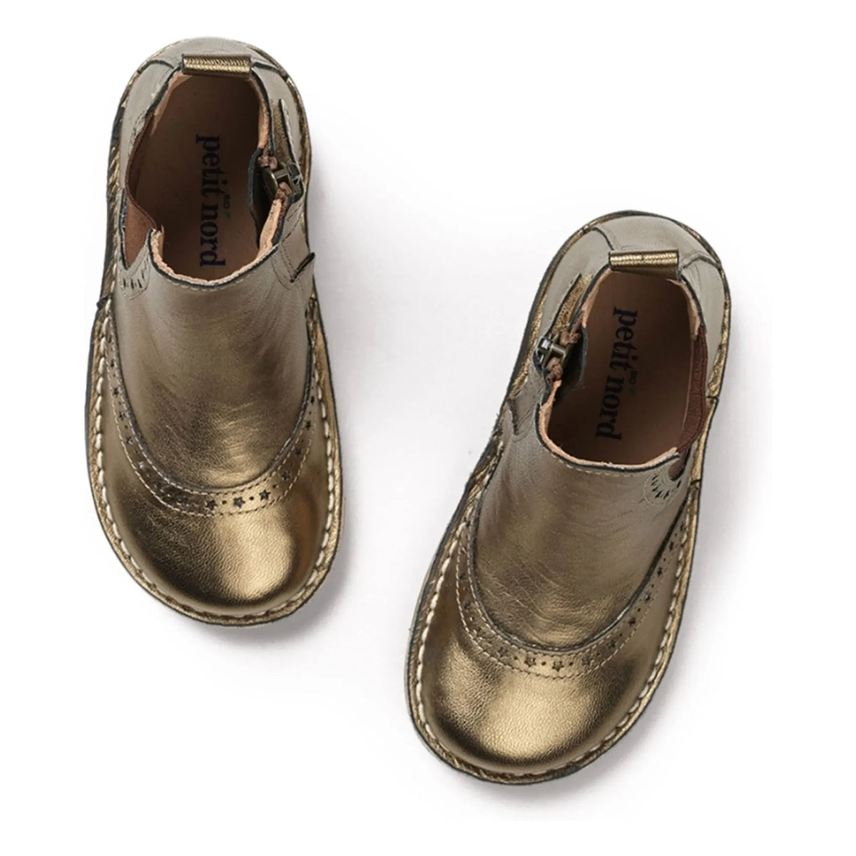 Petit Nord - Ankle Boots Stars | Bronze