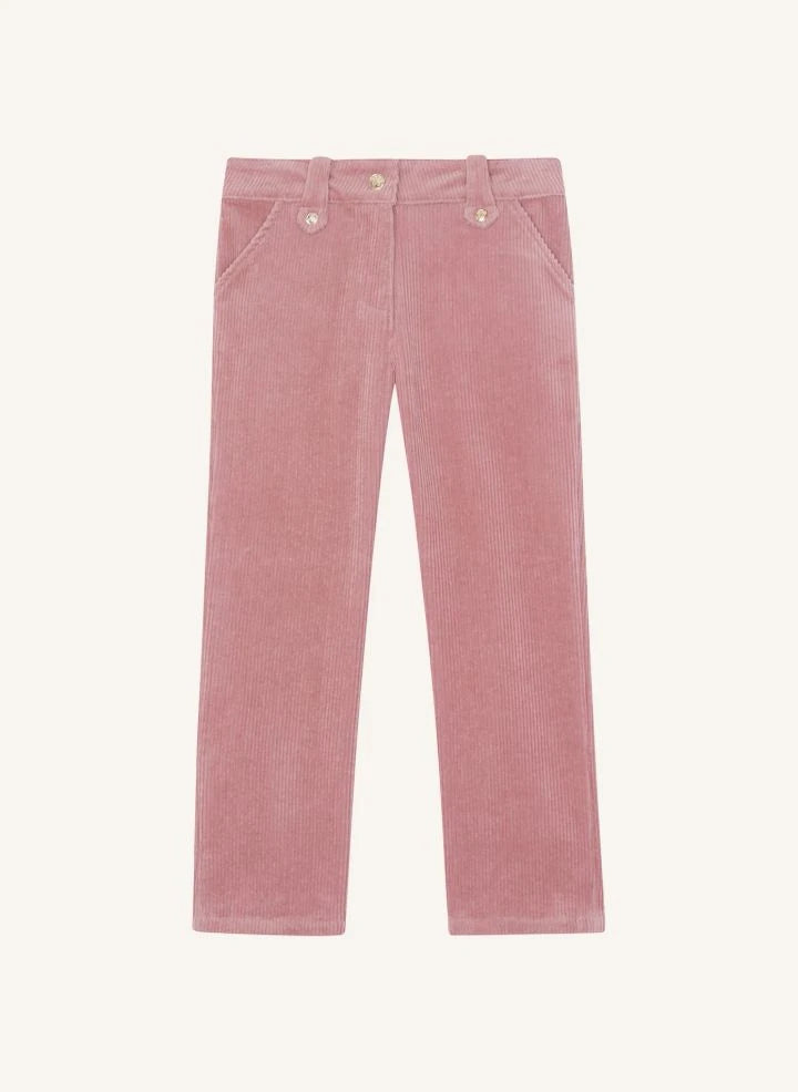 Tartine et Chocolat - Velvet Pants | Powder Pink