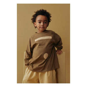 Gray Label - Oversize Long Sleeve T-Shirt Gray Label Organic Cotton | Brown