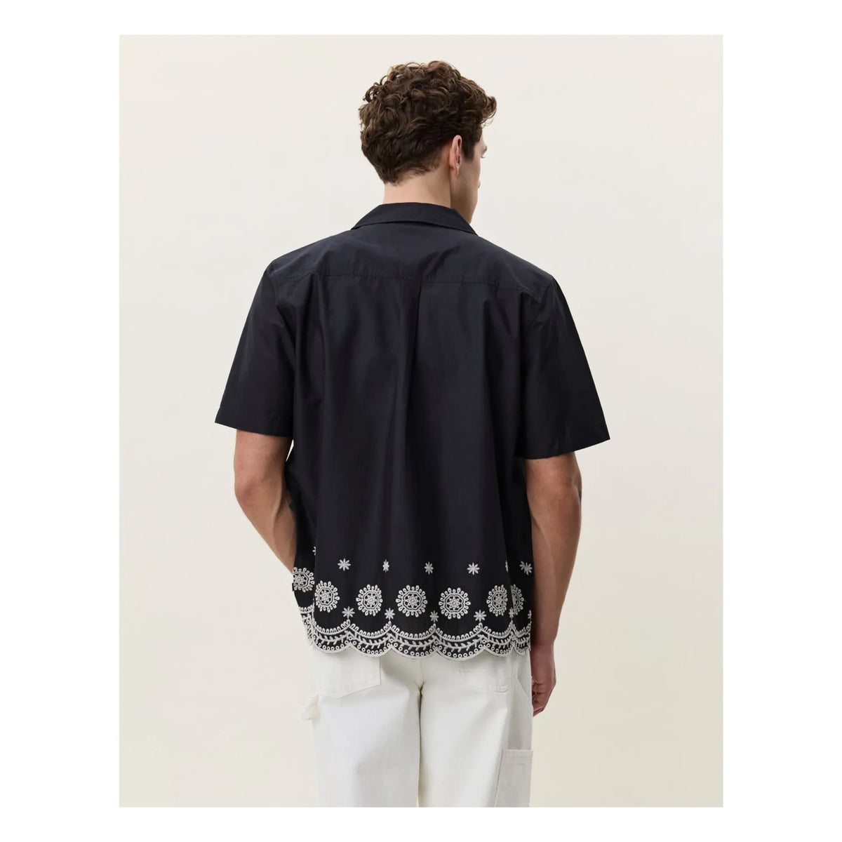 Les Deux - Border Shirt | Black