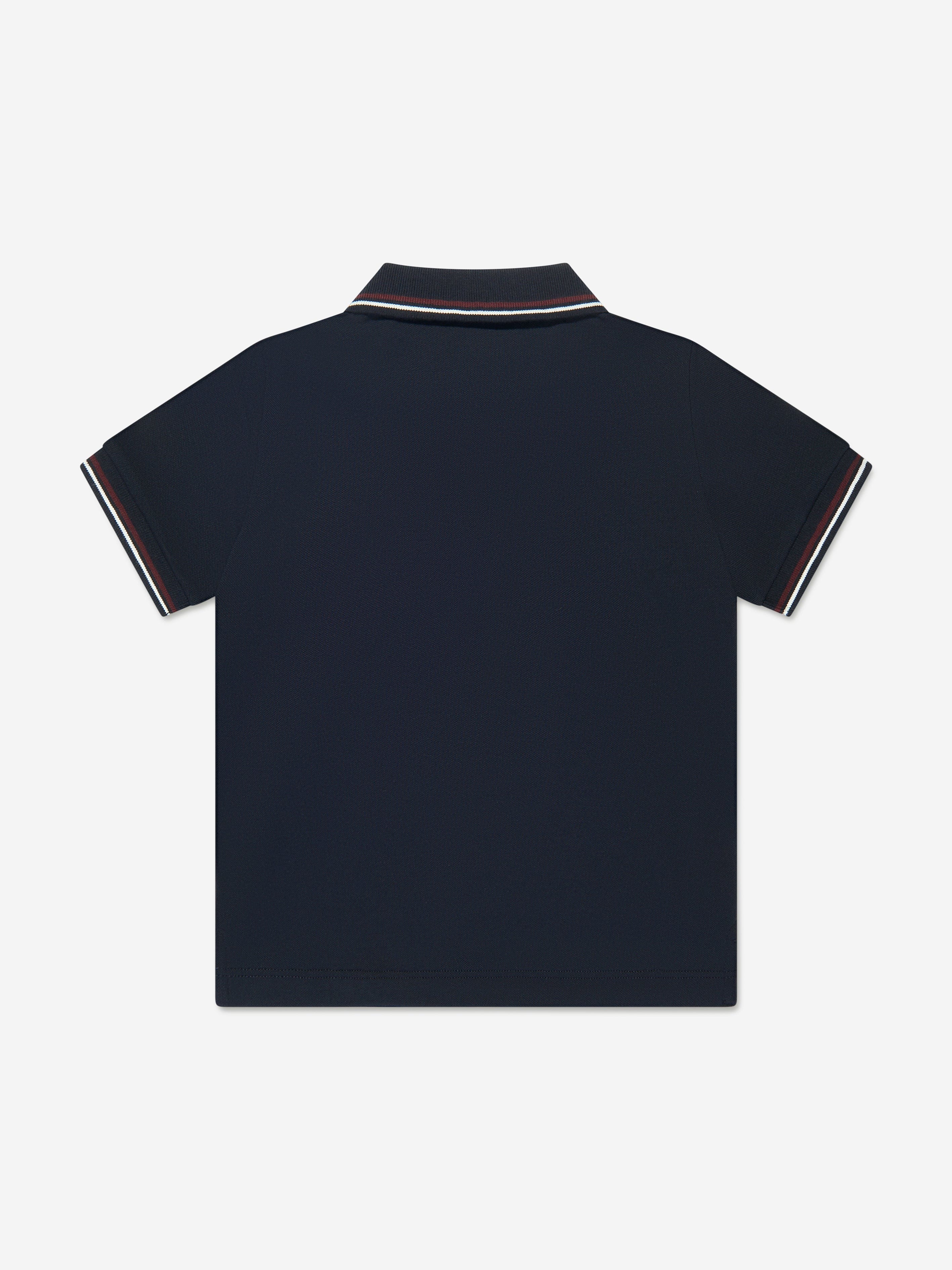 Emporio Armani Boys Logo Polo Shirt in Navy