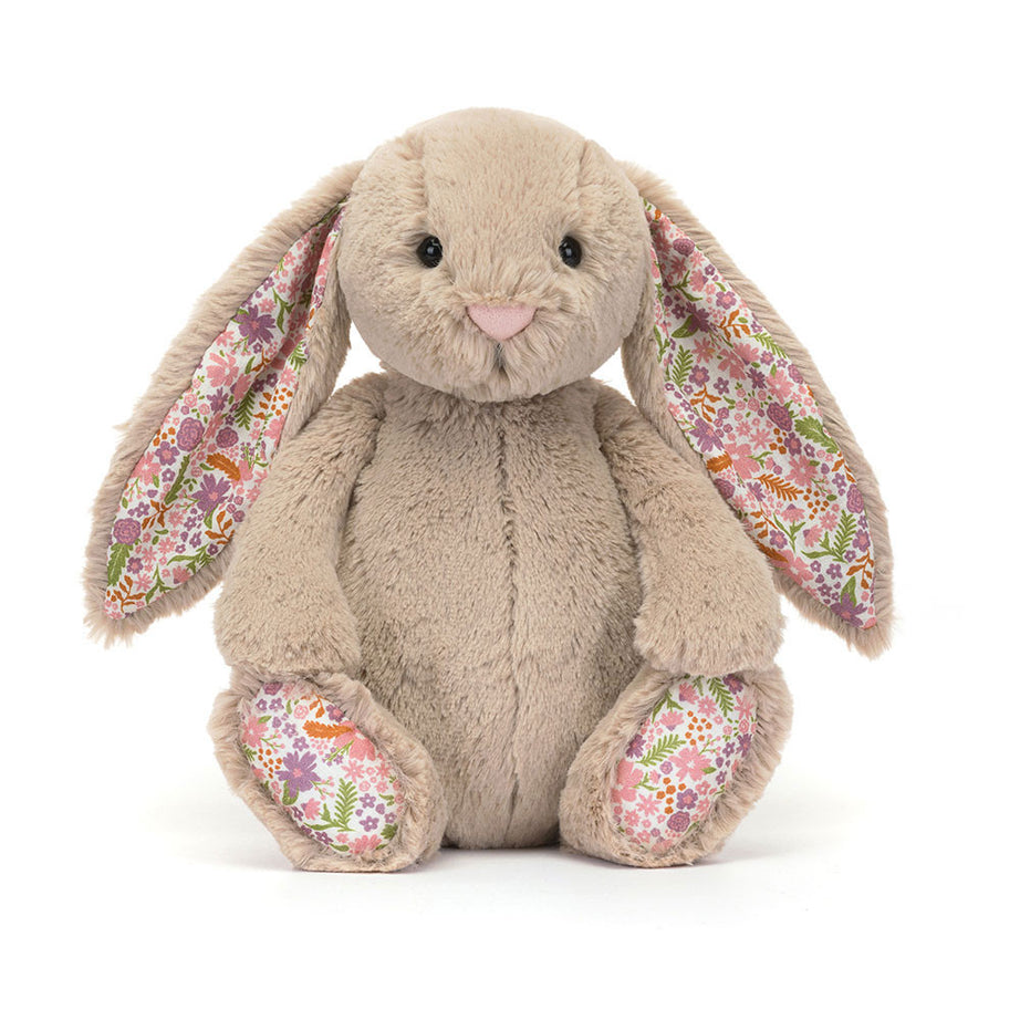 JellyCat - Flower Beige Rabbit 'Petal' Rabbit Plush Toy 31 cm