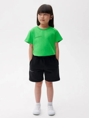 PANGAIA Kids 365 Midweight Long Shorts in Black