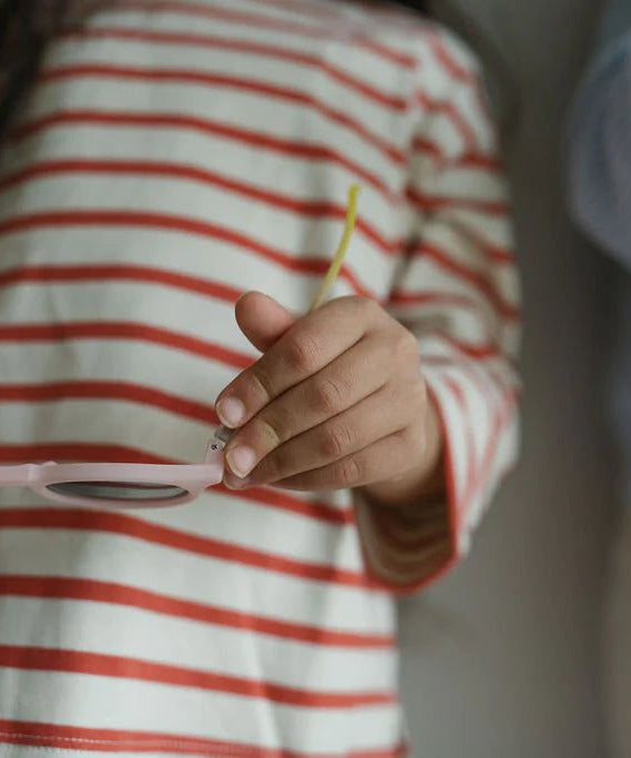 Leosun - Soft Pembe Polarize UV400 Çocuk Güneş Gözlüğü 3-8 Yaş-Dinossi