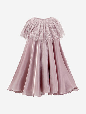 Maison Ava Girls Occasion Dress in Pink