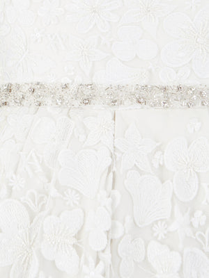 Maison Ava Girls Ariel Occasion Dress in Ivory