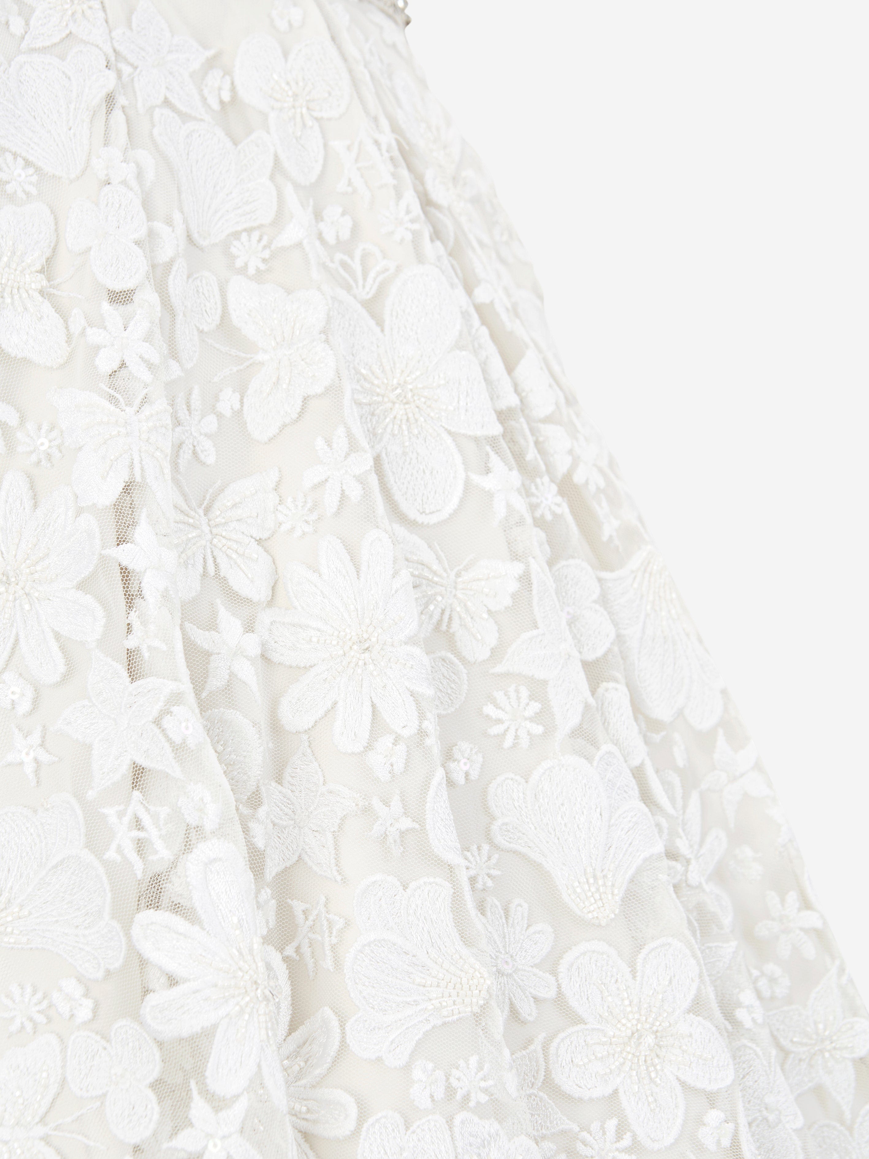 Maison Ava Girls Ariel Occasion Dress in Ivory