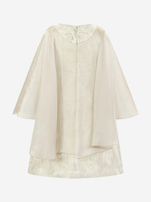 Maison Ava Girls Phoebe Occasion Dress in Gold