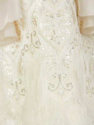 Maison Ava Girls Phoebe Occasion Dress in Gold