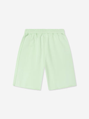 MM6 Maison Margiela Kids Logo Shorts in Green