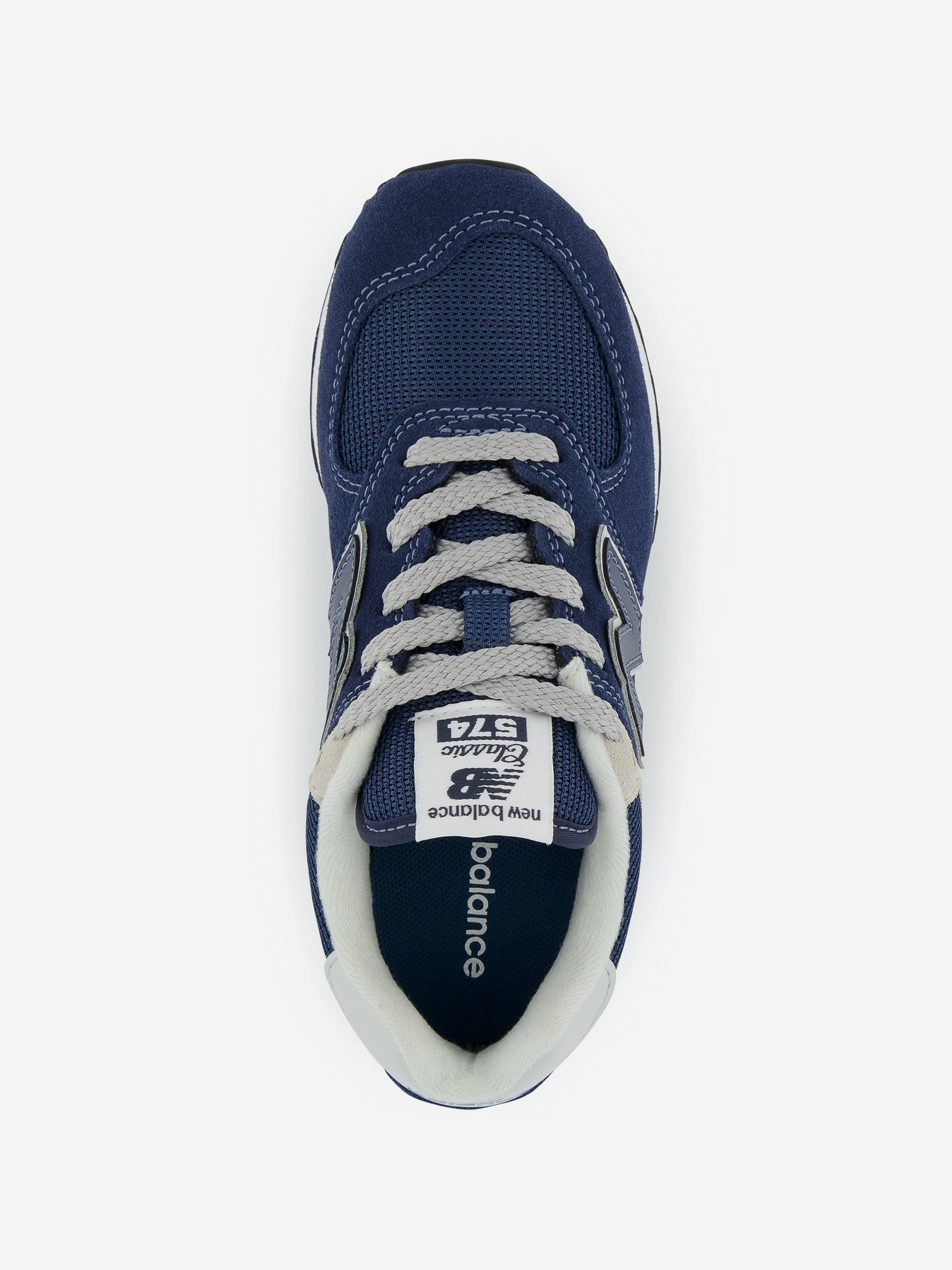 New Balance Kids Suede 574 Trainers in Navy