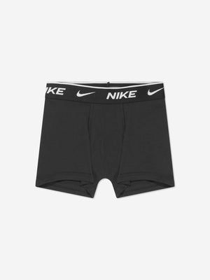 Nike Boys 3 Pack Essential Boxer Shorts Set in Black