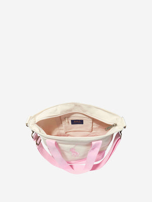 Ralph Lauren Girls Polo Player Tote Bag in Pink (40cm)