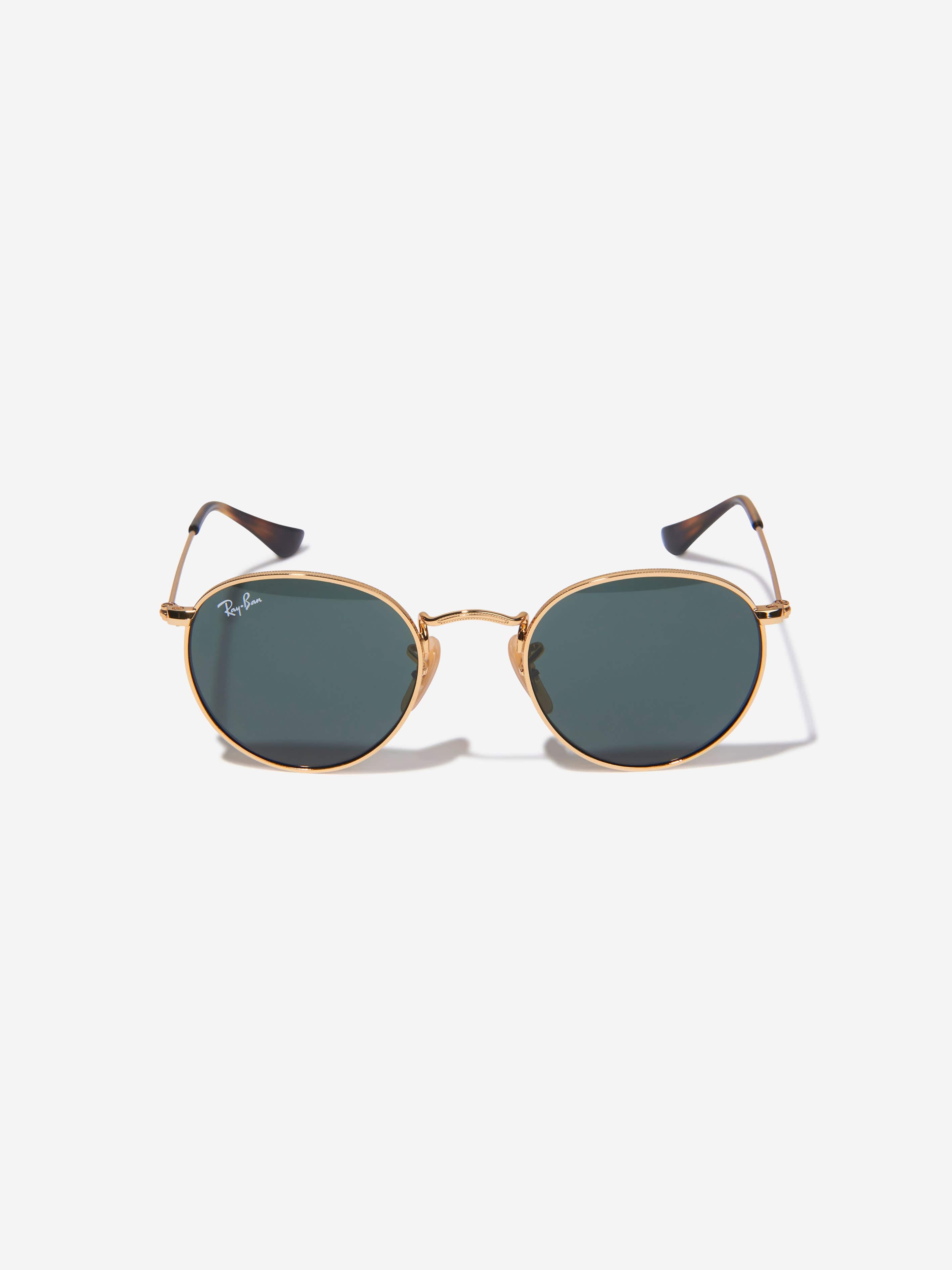 Ray-Ban Kids Round Sunglasses in Gold AB
