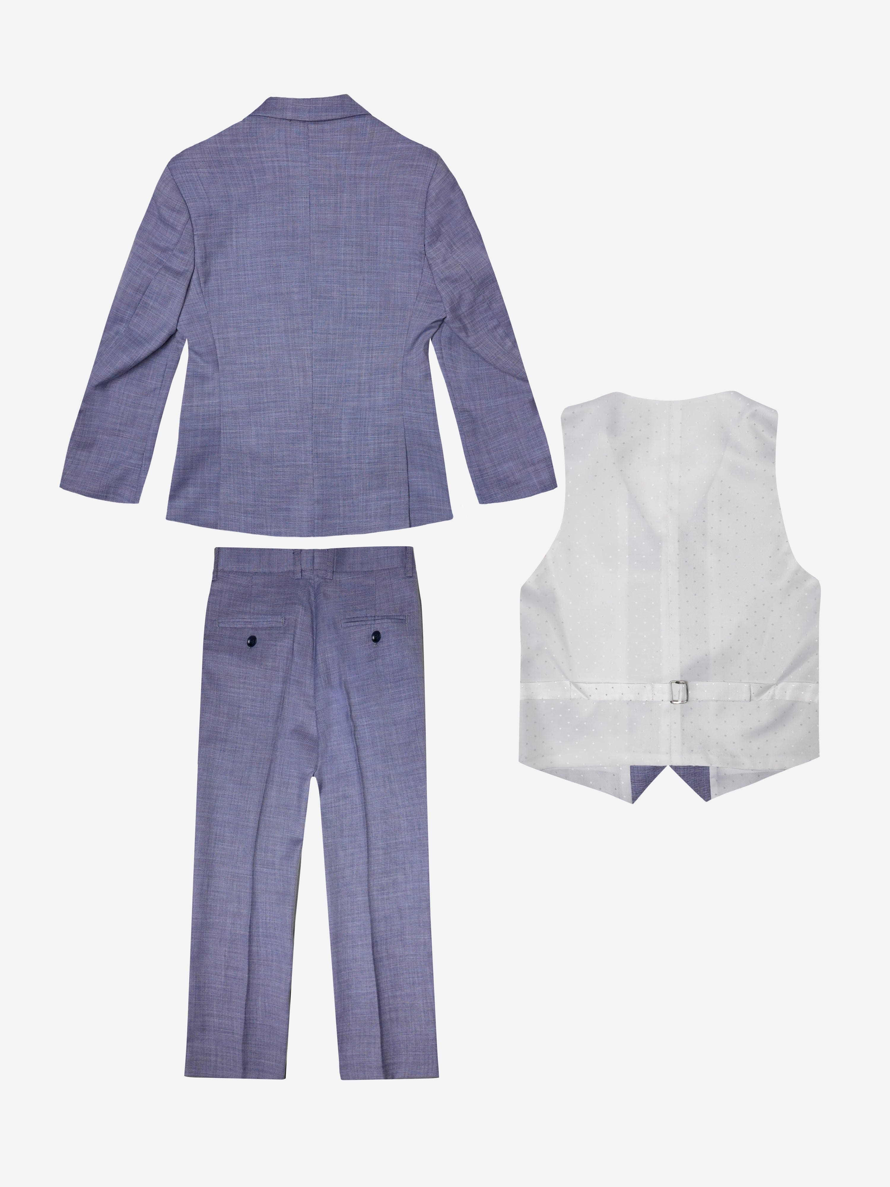 Romano Boys 3 Piece Suit in Blue