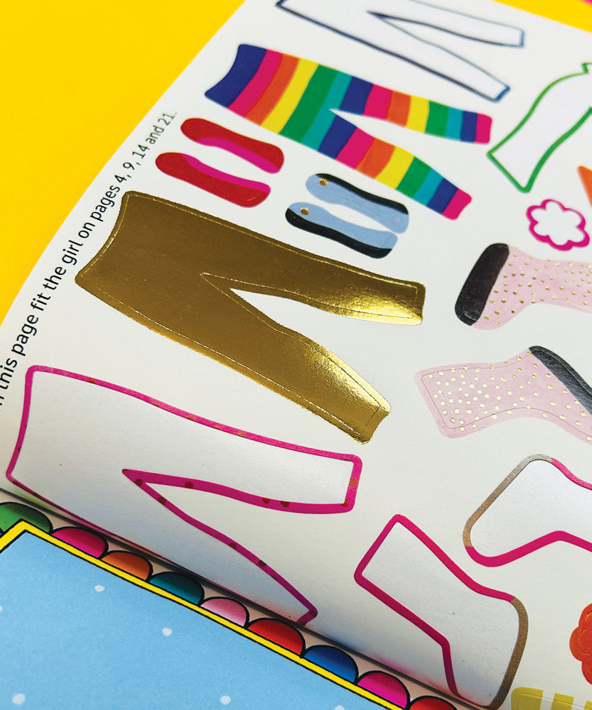 Rachel Ellen - Girl Power Sticker Scene Coloring and Activity Book