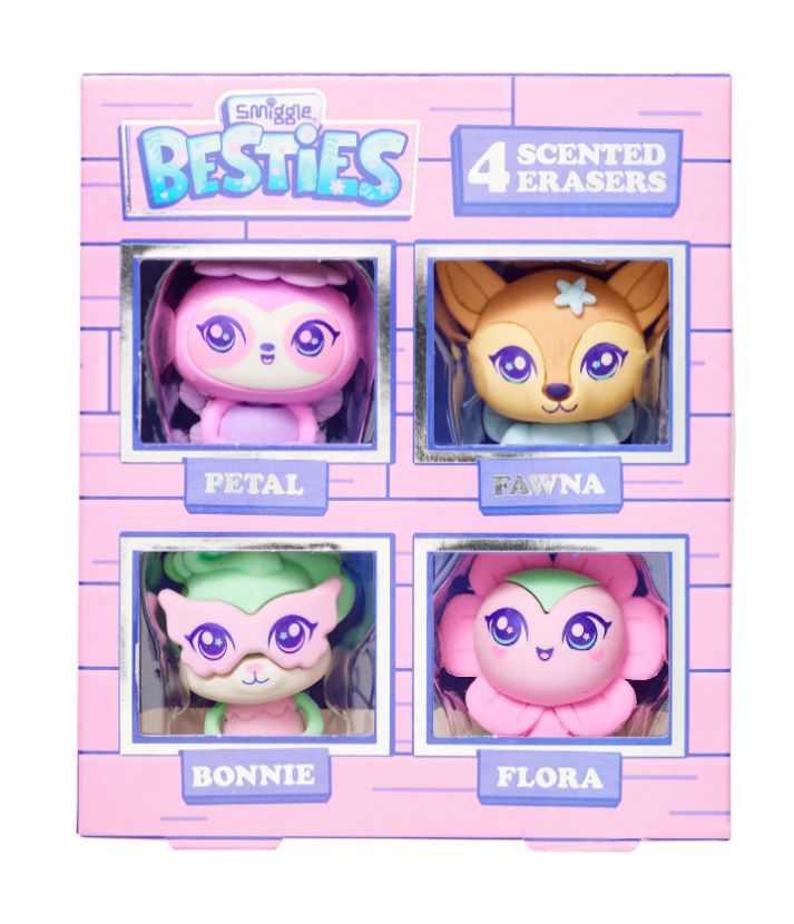 Smiggle - Besties Kokulu Silgi Paketi-Dinossi