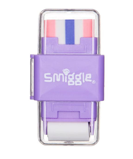Smiggle - Sharp Again Rulo Silgi ve Kalemtıraş-Dinossi