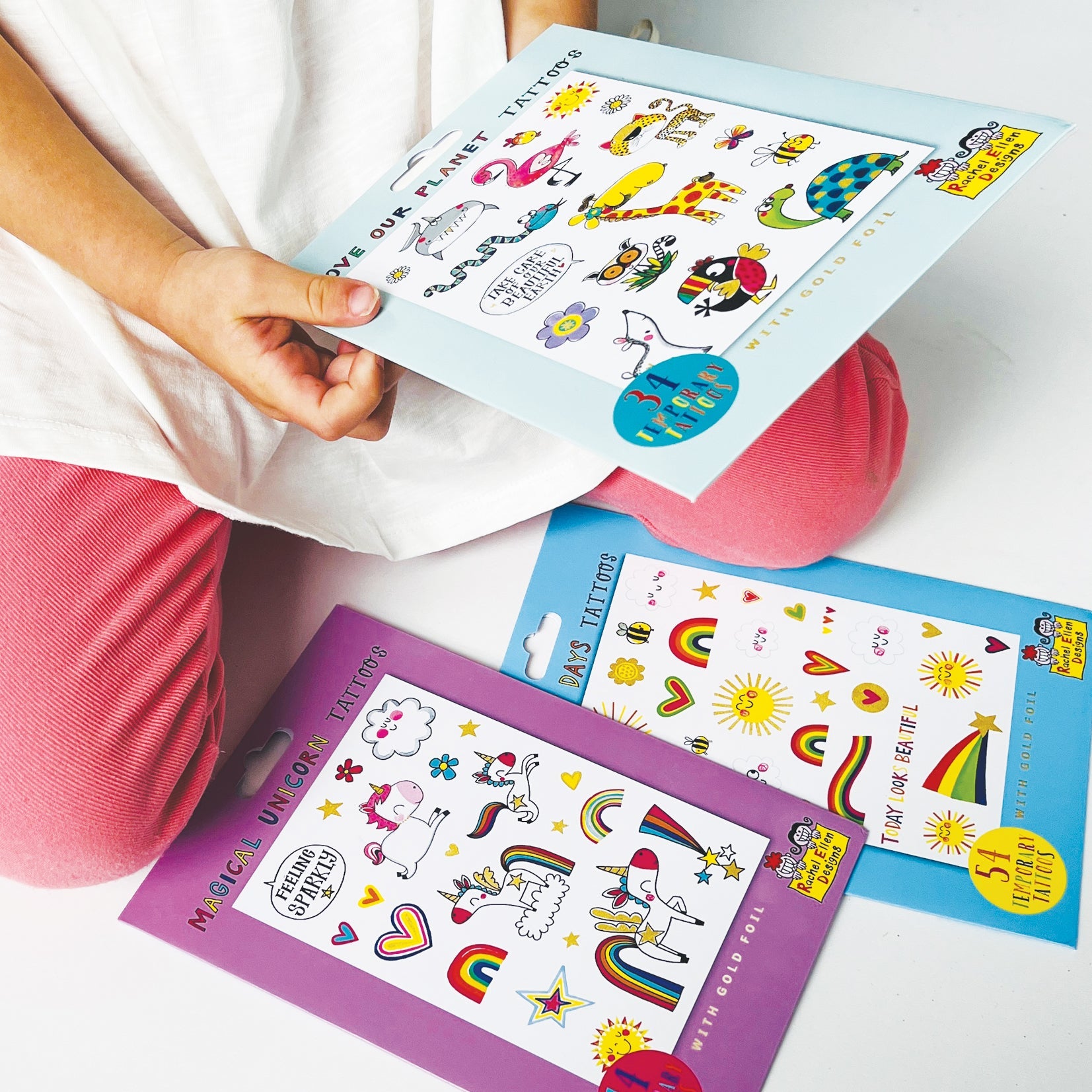 Rachel Ellen - Sunny Days Children's Temporary Tattoos