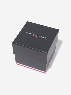 Tommy Hilfiger Boys Logo Strap Watch in Navy-34mm (One Size)