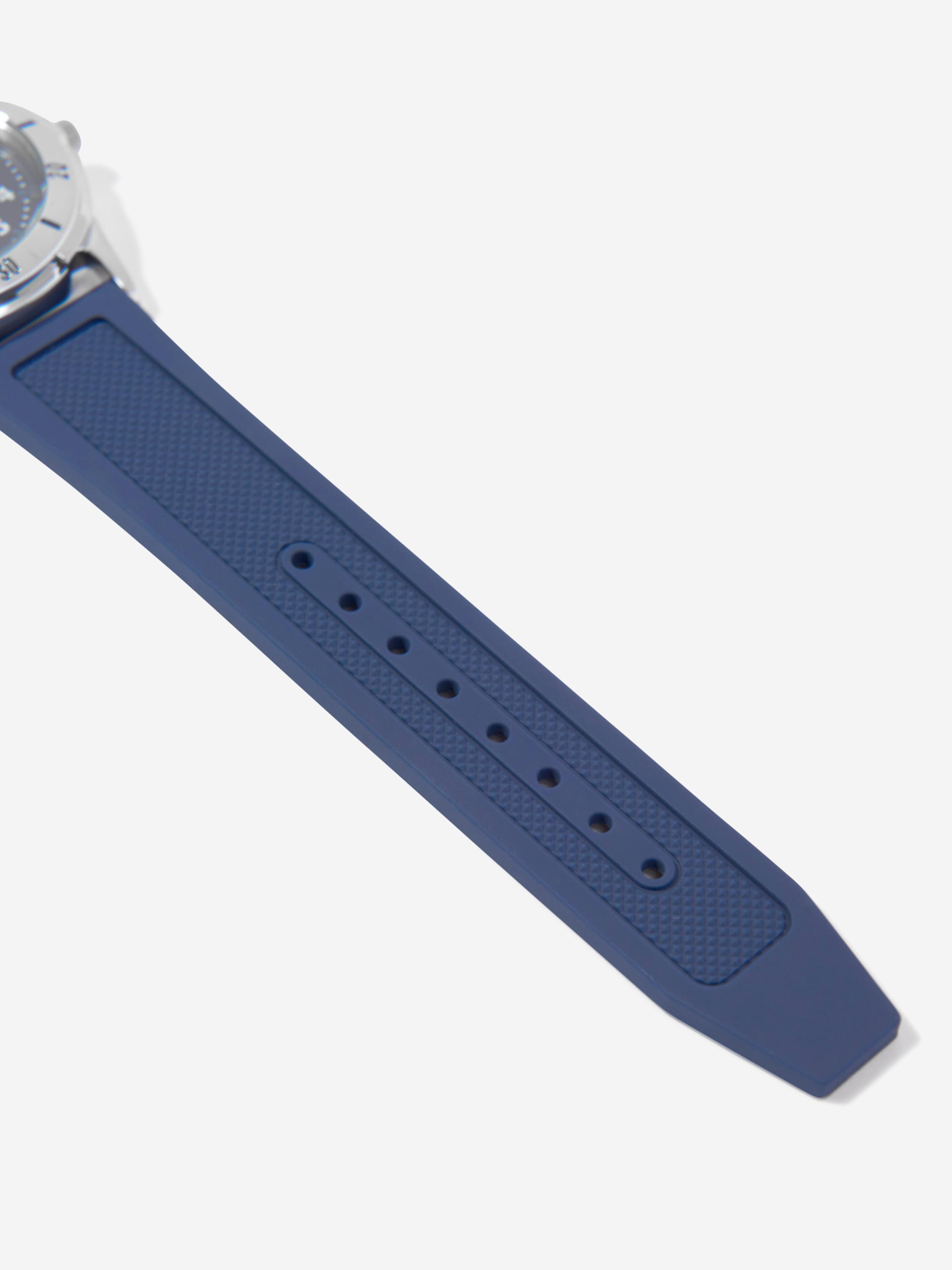 Tommy Hilfiger Boys Silicone Strap Watch in Navy 34mm (One Size)