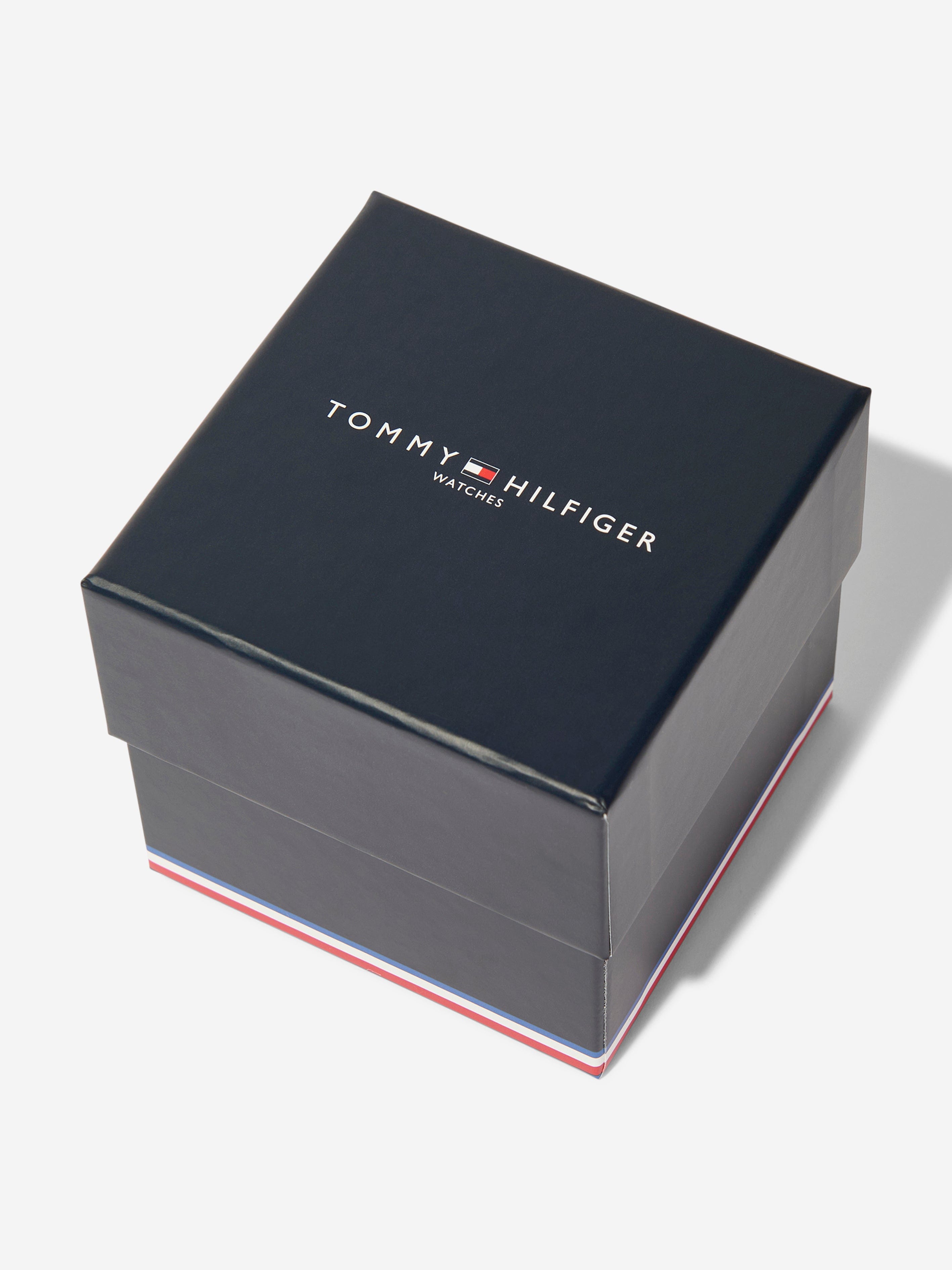 Tommy Hilfiger Boys Silicone Strap Watch in Navy 34mm (One Size)