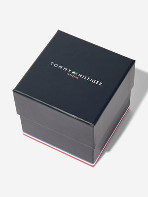 Tommy Hilfiger Boys Silicone Strap Watch in Navy 34mm (One Size)