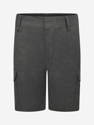 Zeco Kids School Cargo Shorts in Grey