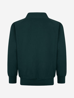 Zeco Kids School Sweatshirt Cardigan in Green