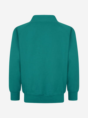 Zeco Kids School Sweatshirt Cardigan in Green