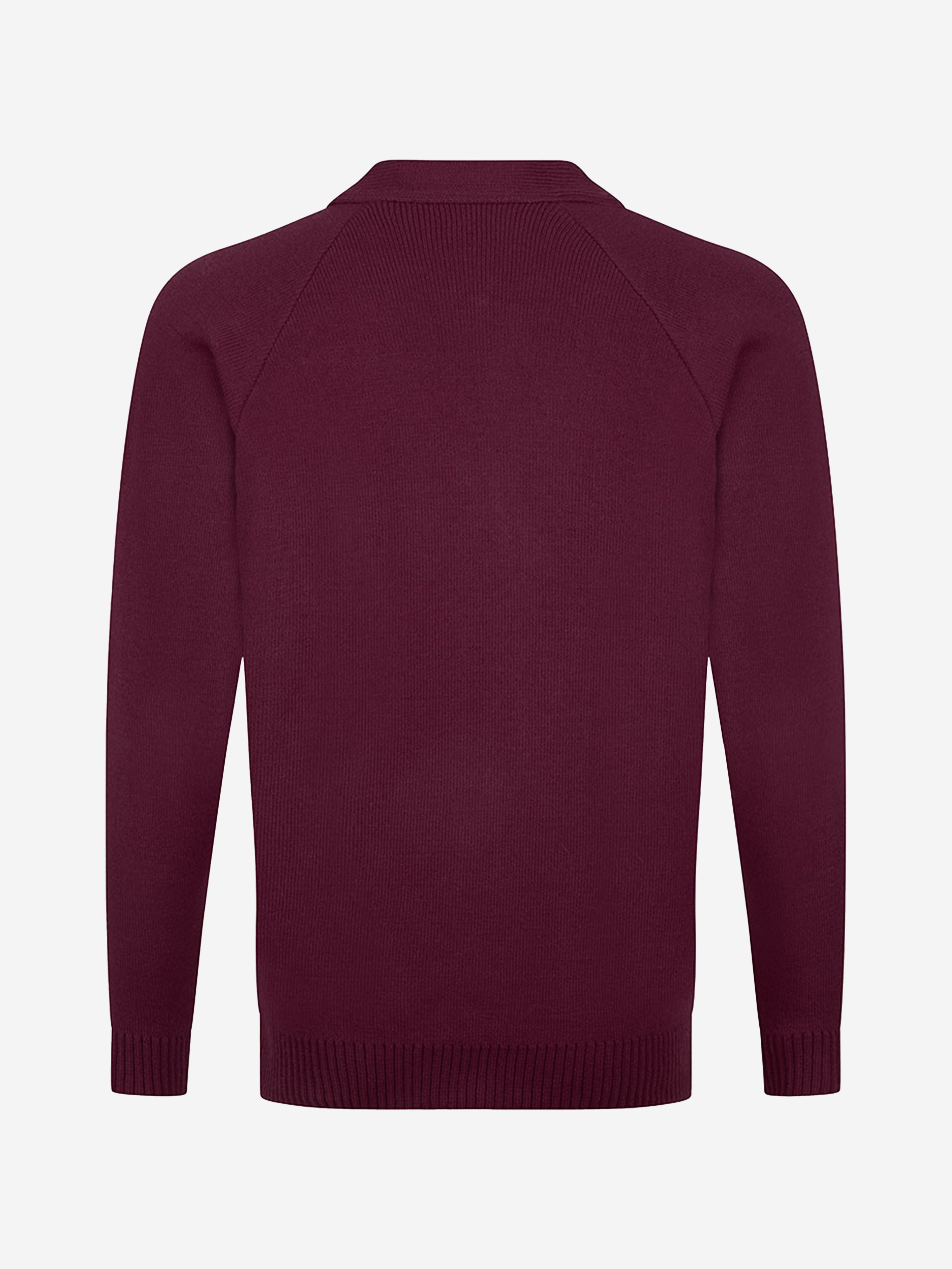 Zeco Kids School Knitted Cardigan in Maroon