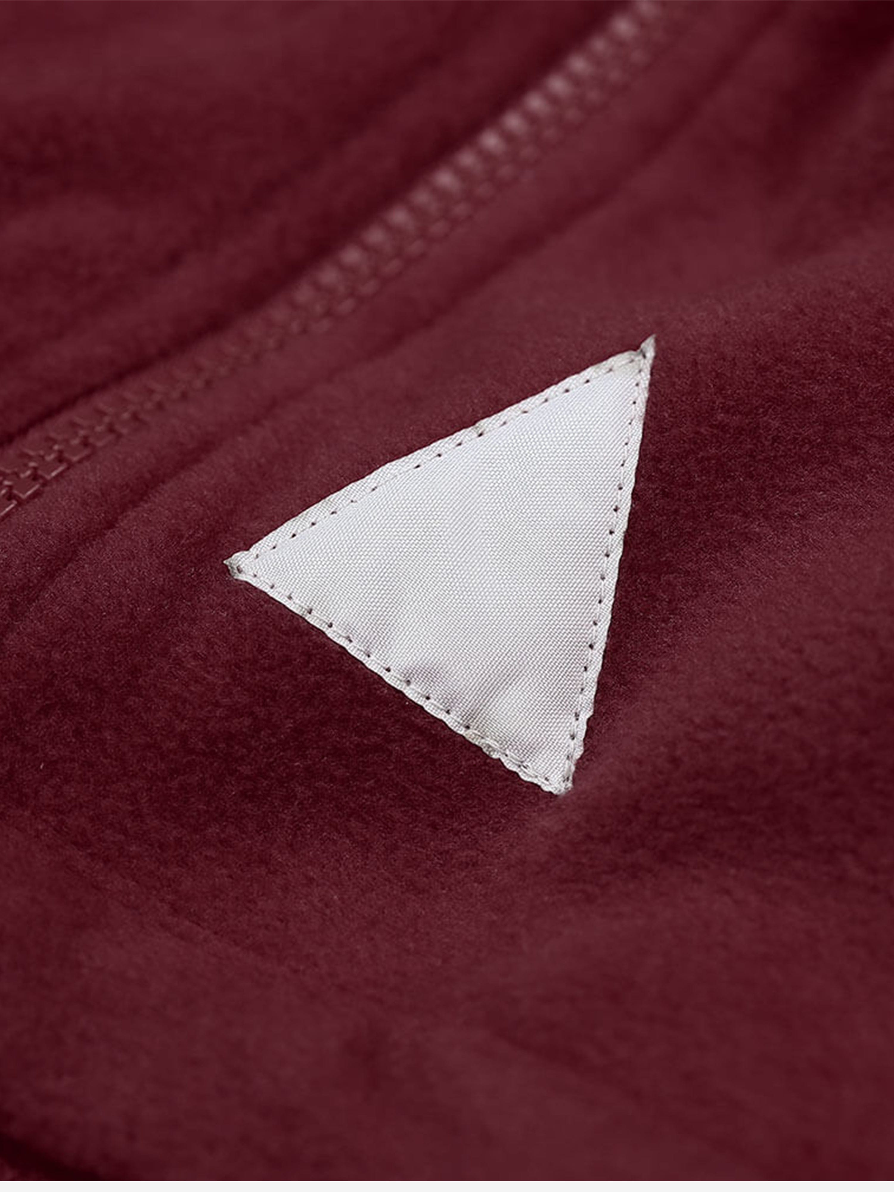 Zeco Kids School Polar Fleece Jacket in Maroon