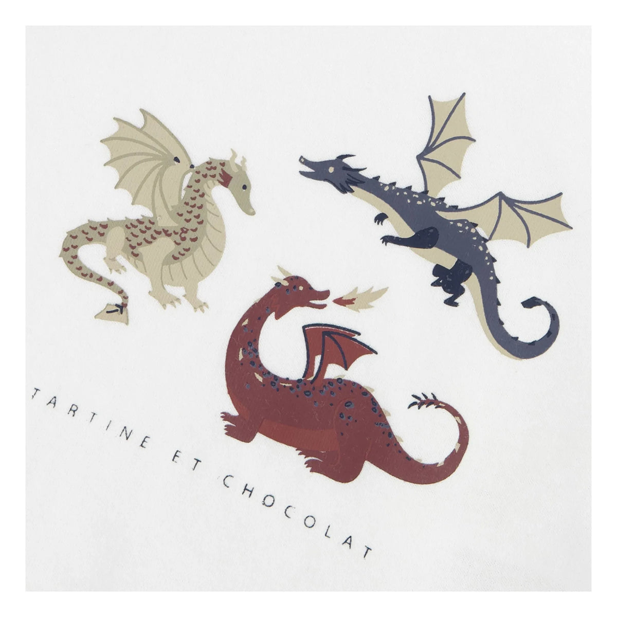 Tartine et Chocolat - Dinosaur T-Shirt | Burgundy