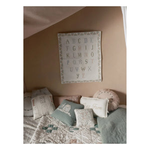 Editions Aimable - Maison Hector pillow | Dark Green Gauze