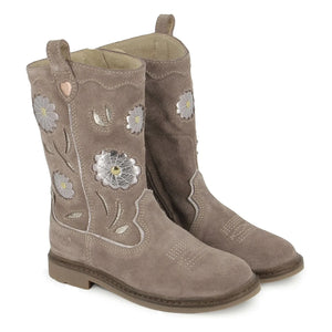 Pom d'Api - Sister Wendy Flo Velvet Boots | Dusty Pink